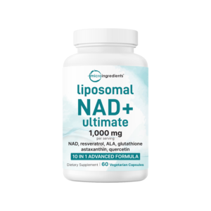 liposomal nad+ ultimate 1,000mg, 60 veggie capsules