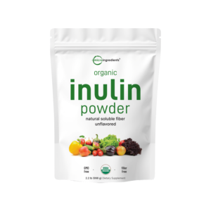 unflavored organic inulin fos powder 2.2 pounds