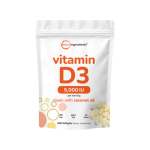 vitamin d3 5,000 iu, 500 softgels