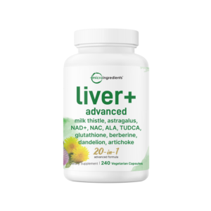 liver advanced+, 240 veggie capsules, 20 in 1 advanced support complex