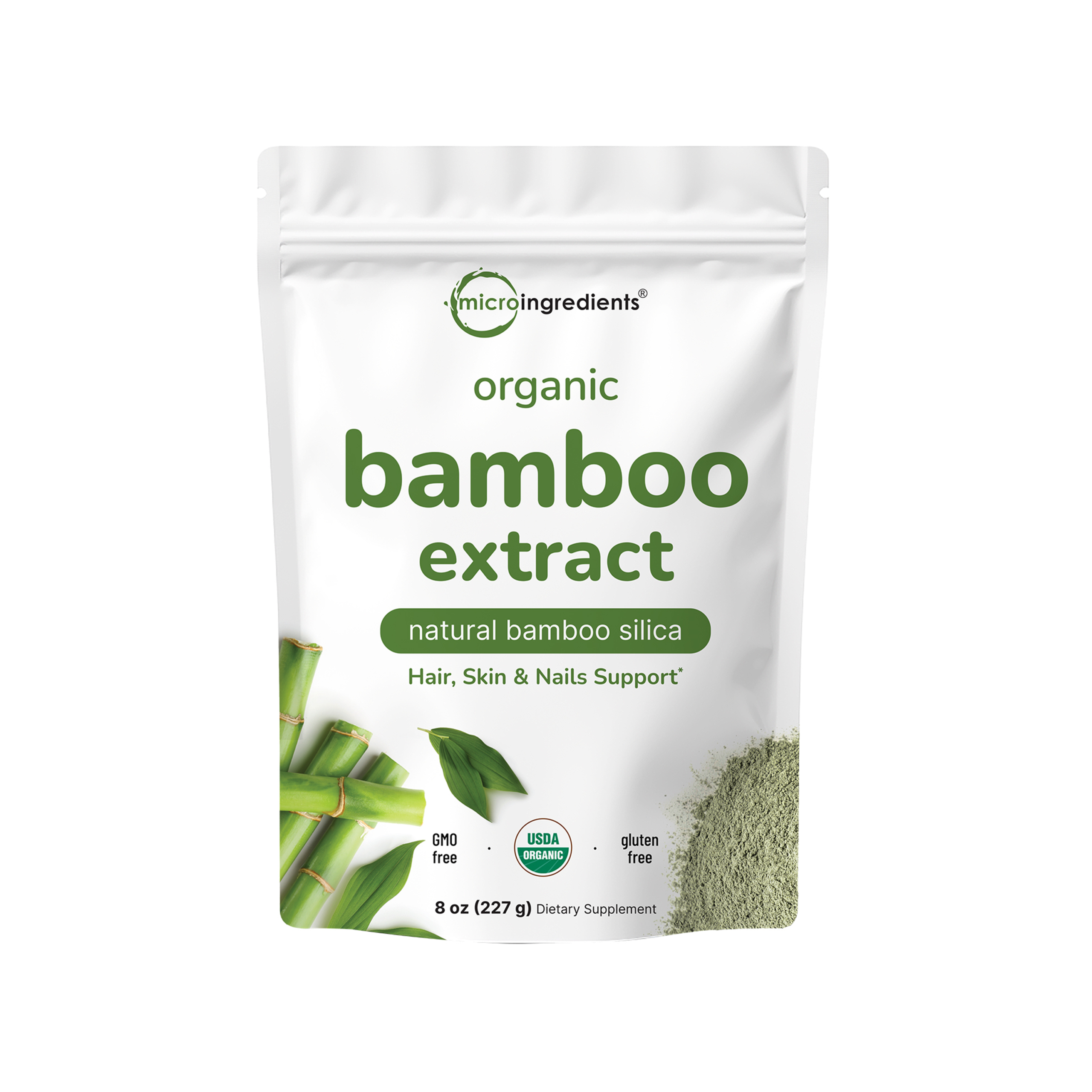 organic bamboo extract powder, 8oz organic bamboo extract powder, 8oz