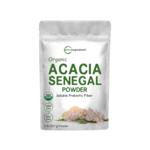 organic acacia senegal fiber powder, 2lb