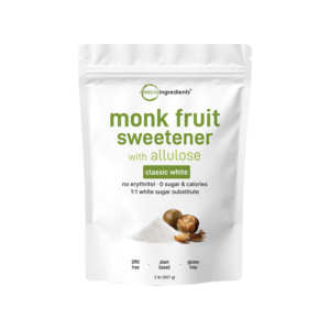 monk fruit sweetener with allulose, 2lb