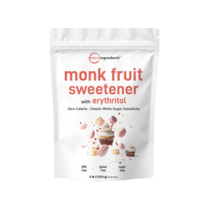 monk fruit sweetener granules, 4lb