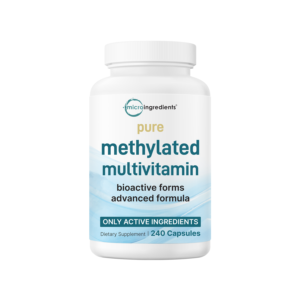 methylated multivitamin | 240 pure capsules with vitamins c, d, b12