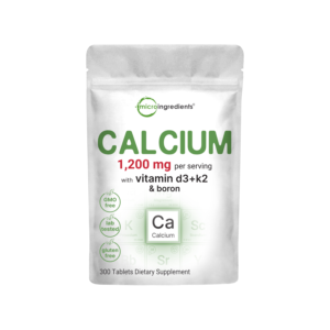 calcium 1,200 mg with vitamin d3 plus k2 (mk 7) & boron, 300 tablets