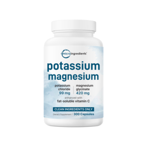 pure potassium magnesium supplement, 300 capsules
