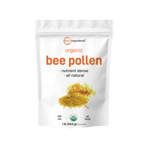 premium organic bee pollen granules