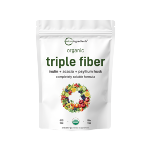 organic triple fiber powder, 2lb